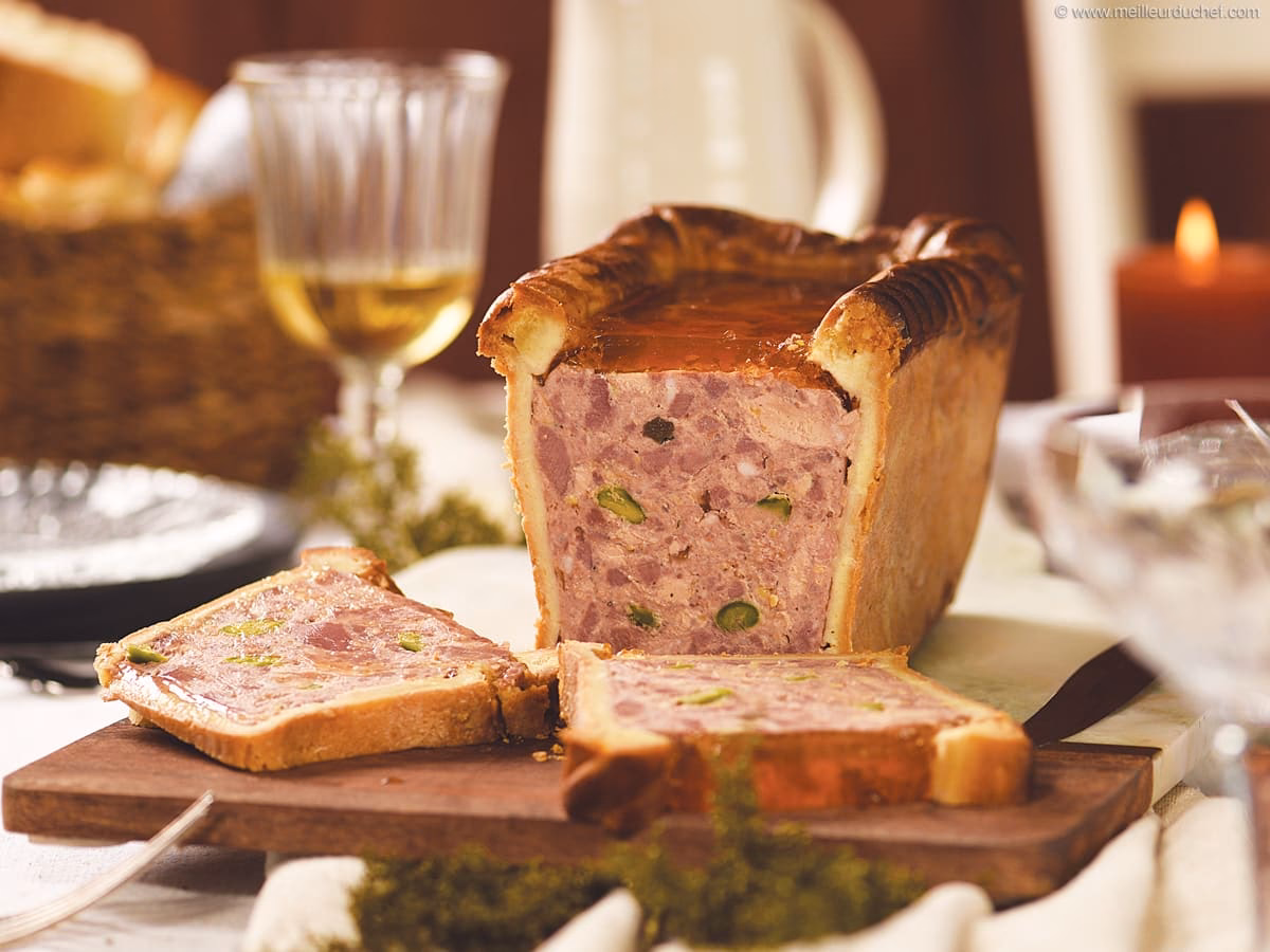 Quelle est la composition de la pâté en croûte ?