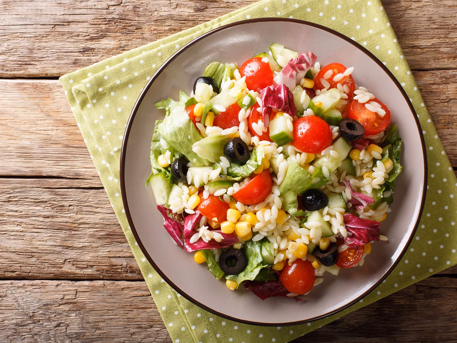 Comment faire pour qu'une salade de riz ne colle pas ?